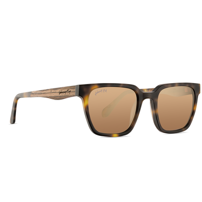 LONGITUDE - Matte Classic Tortoise - Sunglasses - Johnny Fly Eyewear | 