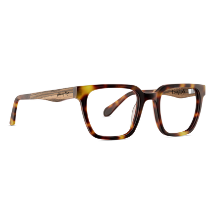 LONGITUDE FRAME  - Matte Classic Tortoise - Eyeglasses Frame - Johnny Fly Eyewear 