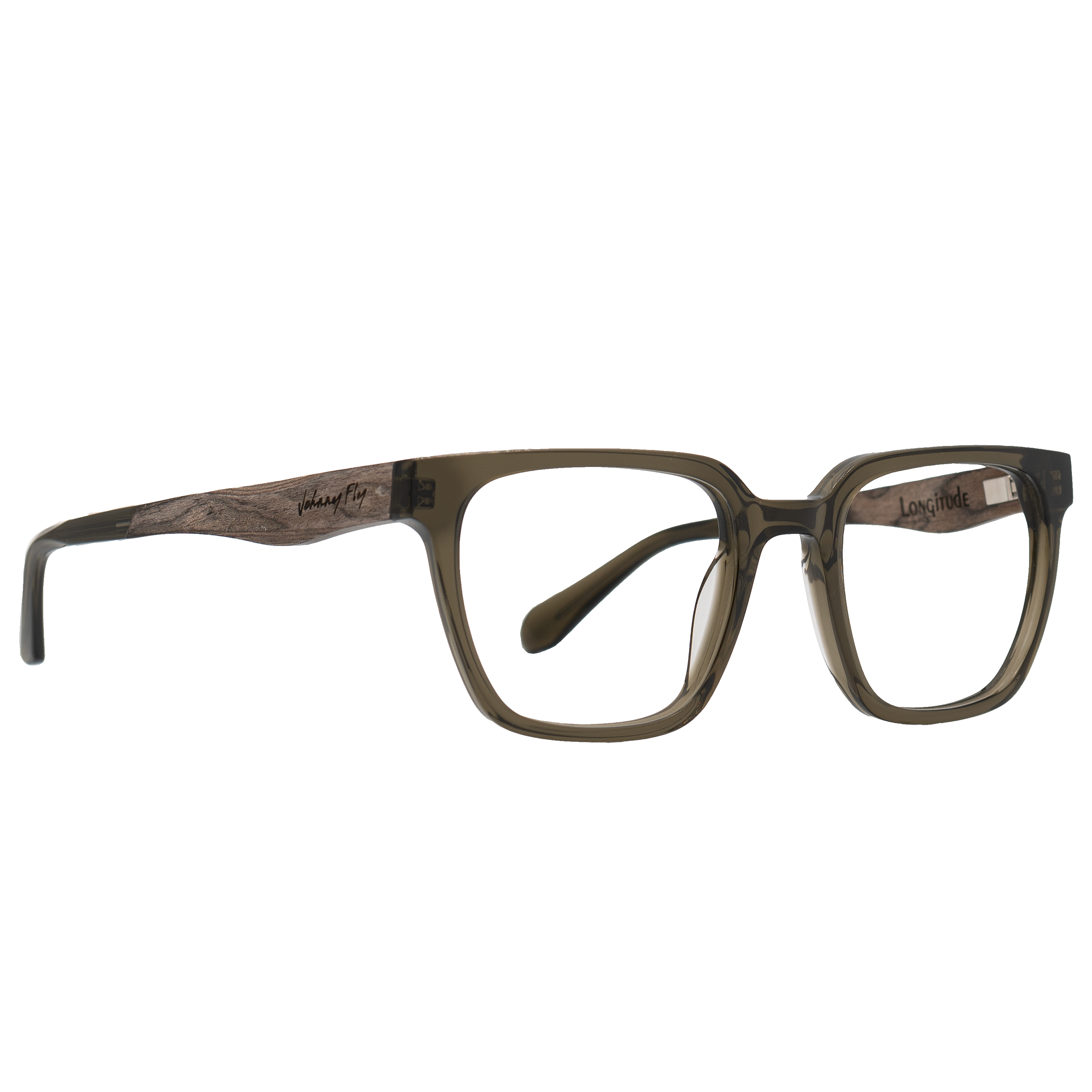 LONGITUDE FRAME  - Liquid Olive - Eyeglasses Frame - Johnny Fly Eyewear | #color_olive
