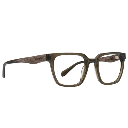 LONGITUDE FRAME  - Liquid Olive - Eyeglasses Frame - Johnny Fly Eyewear | 