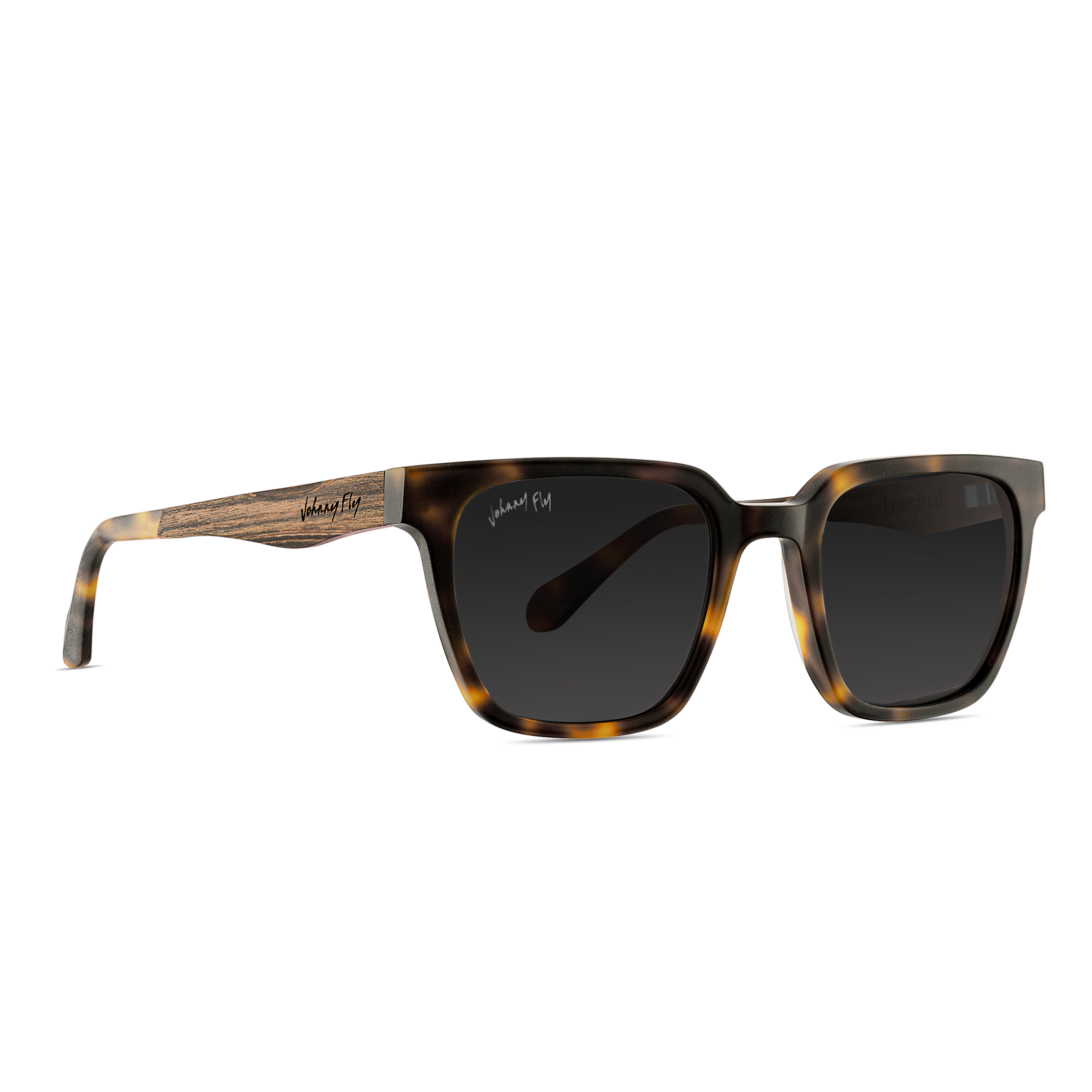 LONGITUDE - Matte Classic Tortoise - Sunglasses - Johnny Fly Eyewear | #color_matte-classic-tortoise