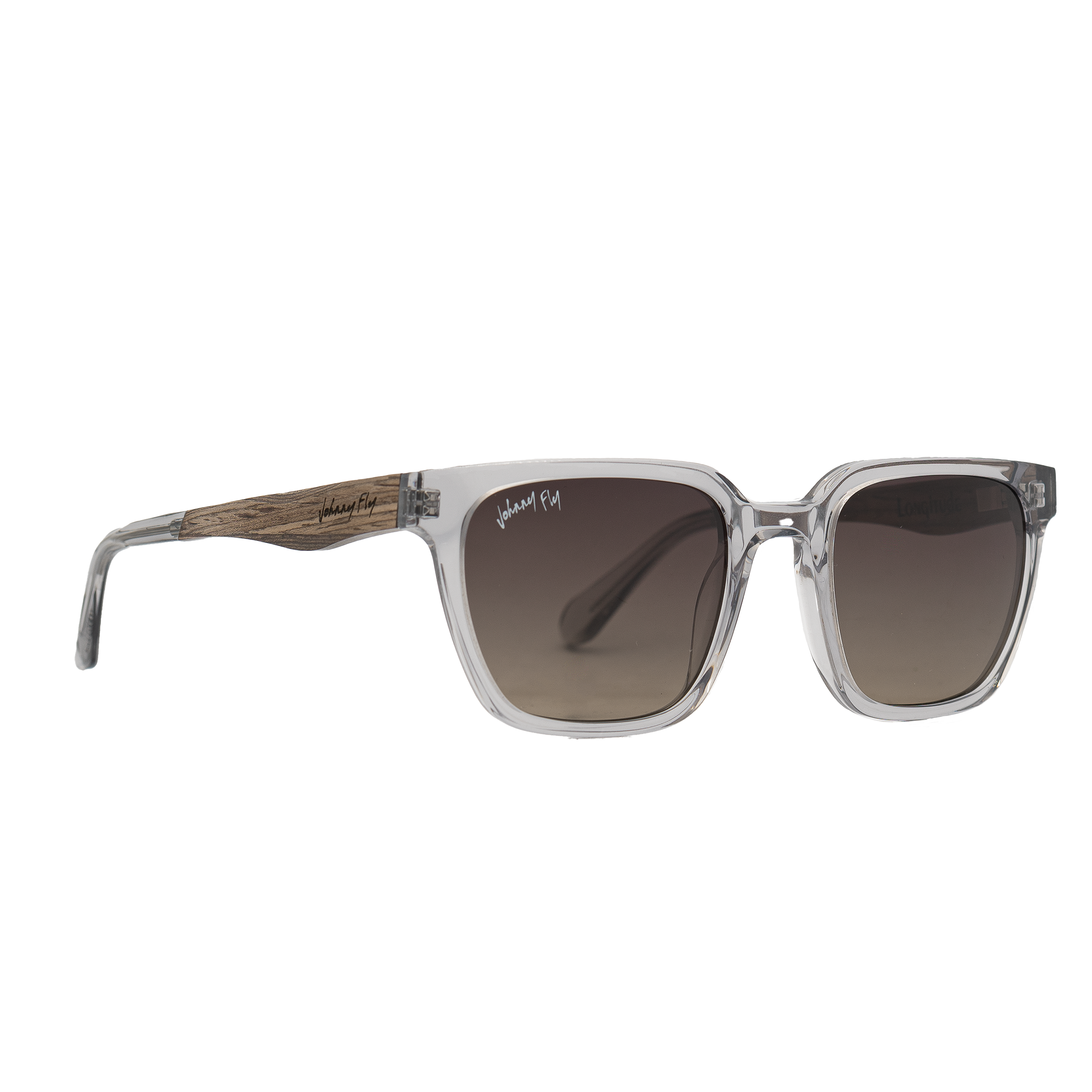LONGITUDE  - Tinted Crystal - Sunglasses - Johnny Fly Eyewear | #color_tinted-crystal