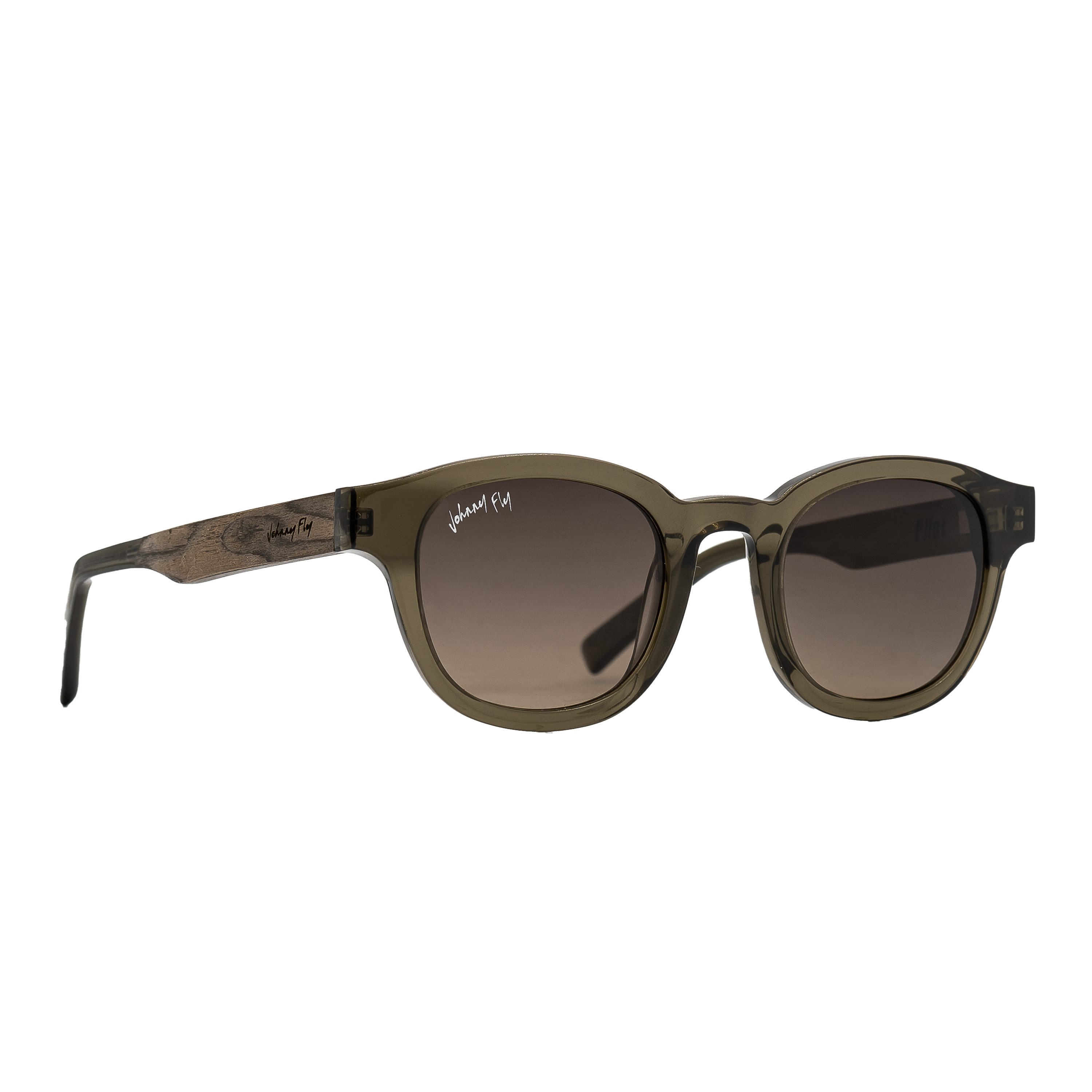 PILOT  - Olive - Sunglasses - Johnny Fly Eyewear | #color_olive