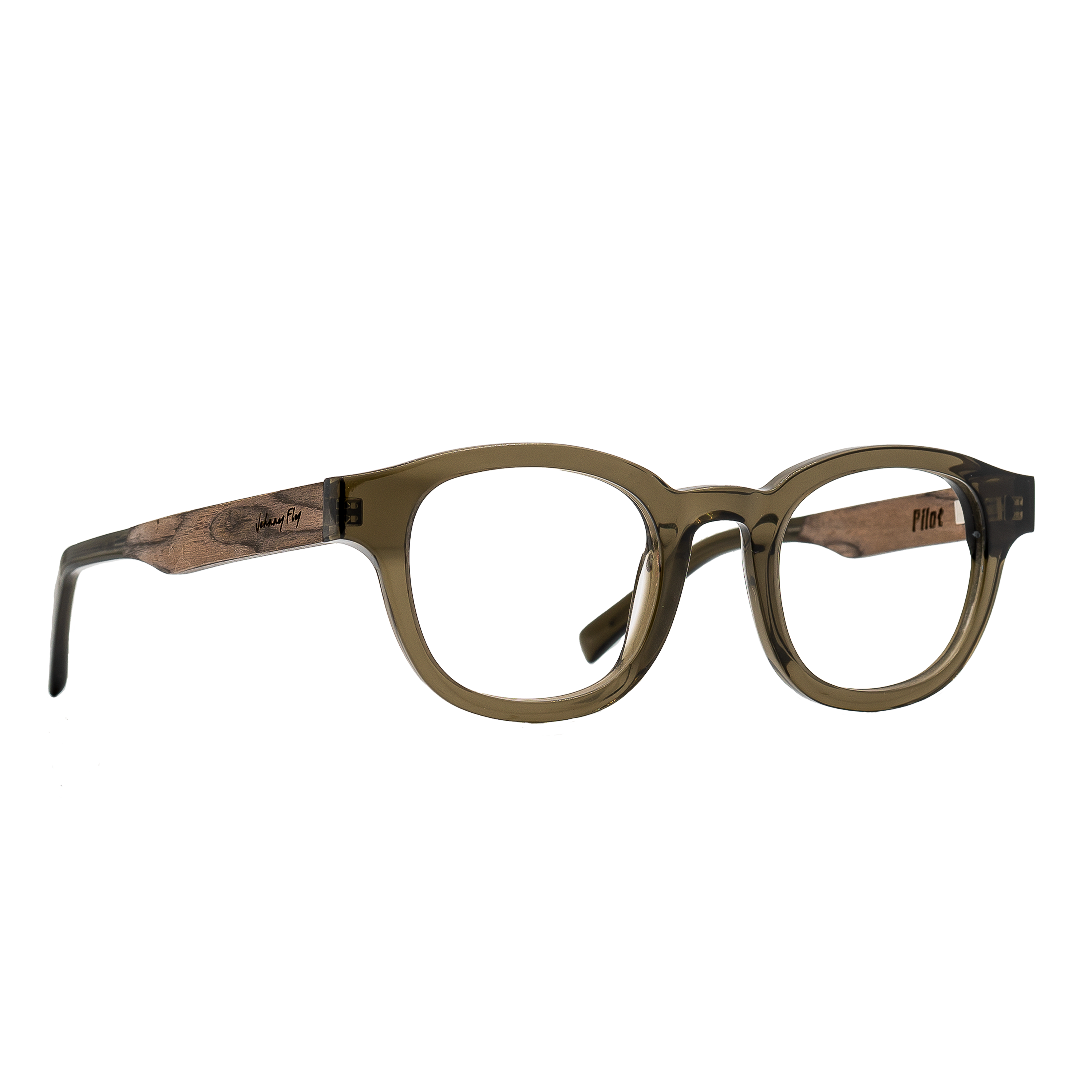 PILOT FRAME - Olive - Eyeglasses Frame - Johnny Fly Eyewear | 