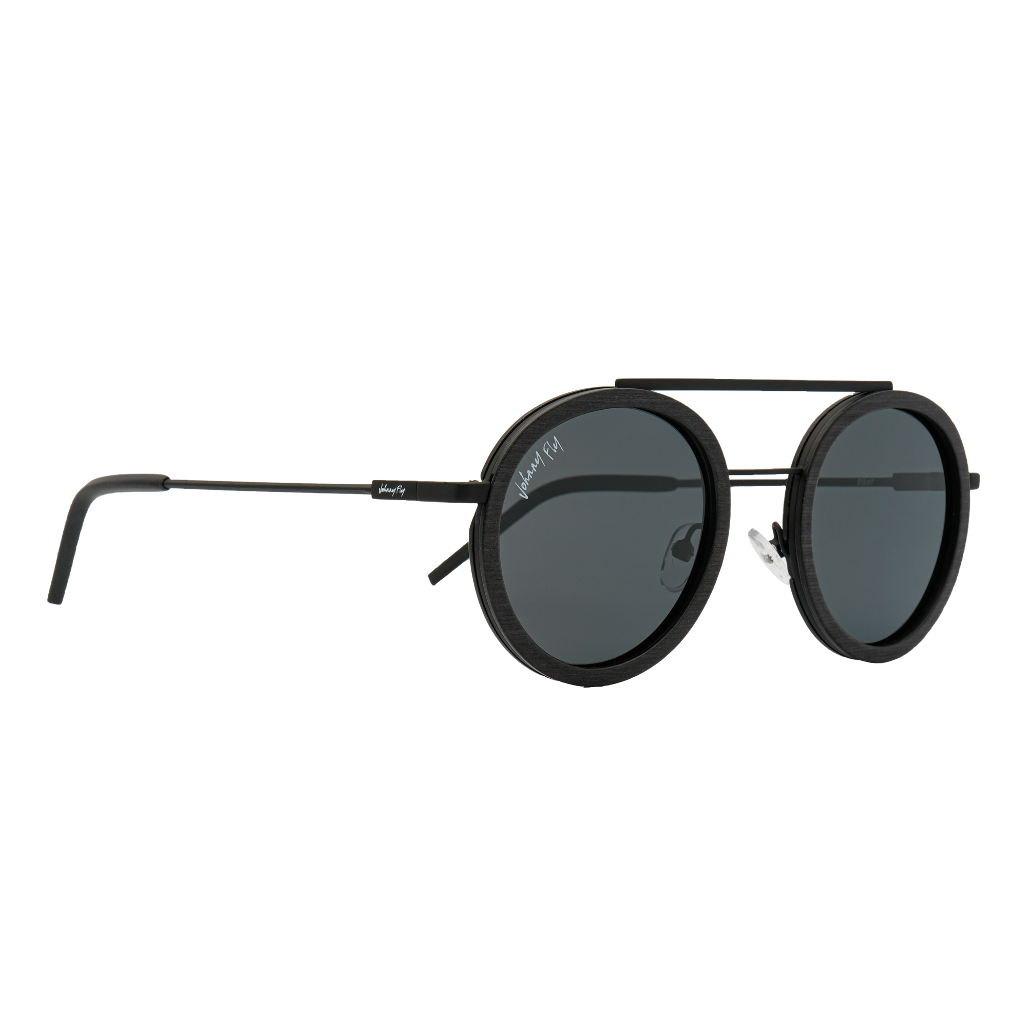 RIKER - Black - Sunglasses - Johnny Fly Eyewear | #color_black