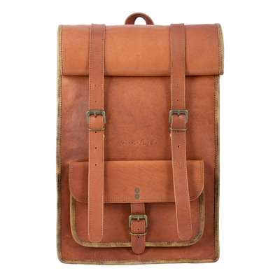 Rolltop Backpack - Johnny Fly - Leather Bags