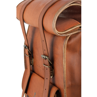 Rolltop Backpack - Johnny Fly - Leather Bags