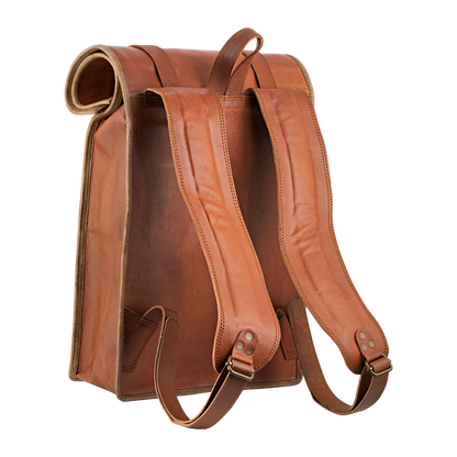 Rolltop Backpack - Johnny Fly - Leather Bags