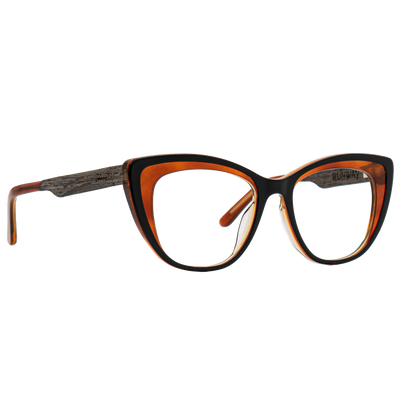 RUNWAY BLUGARD - Black Leaf - Blue Light Glasses - Johnny Fly Eyewear 