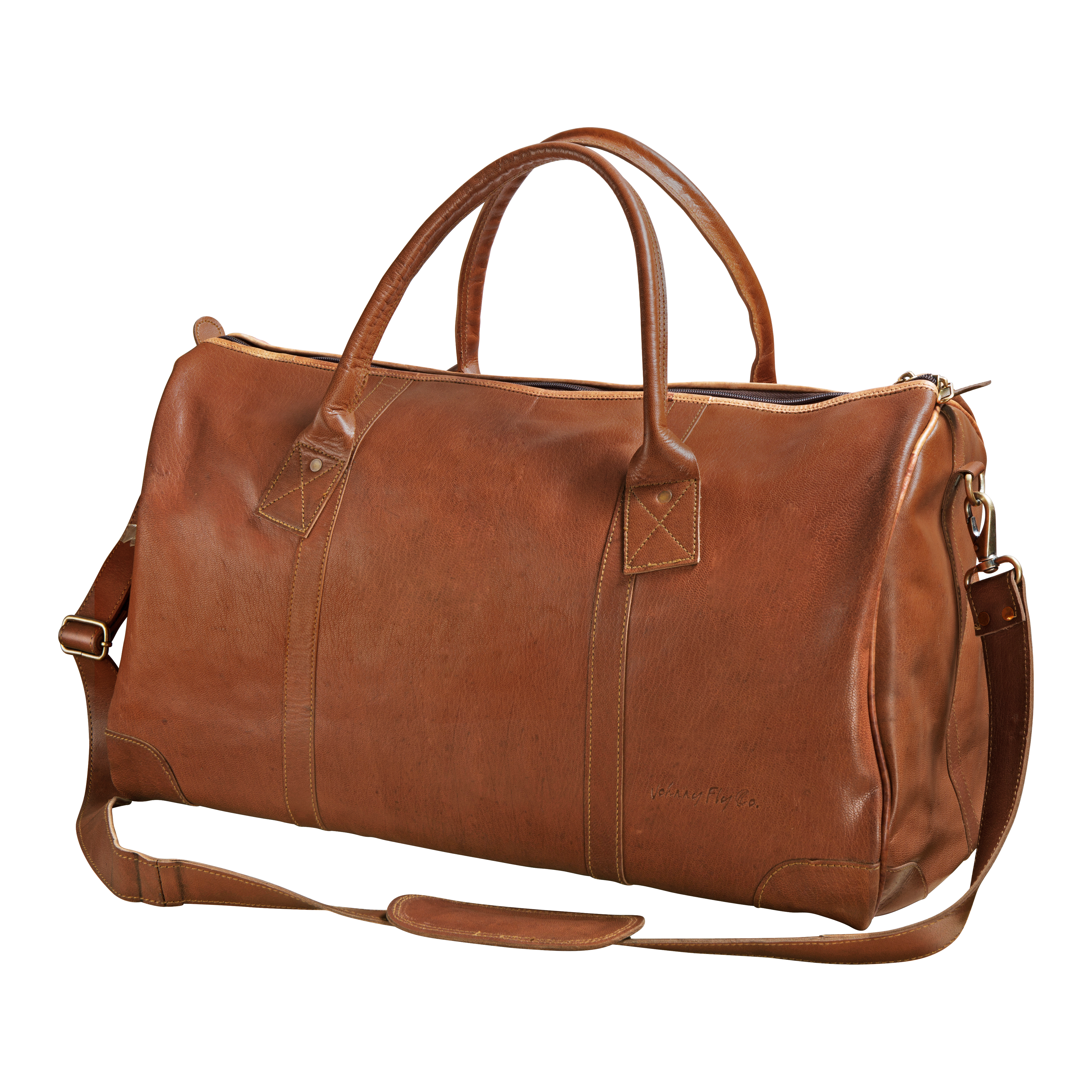 Traveler Duffle - Johnny Fly - One Size - Leather Bags