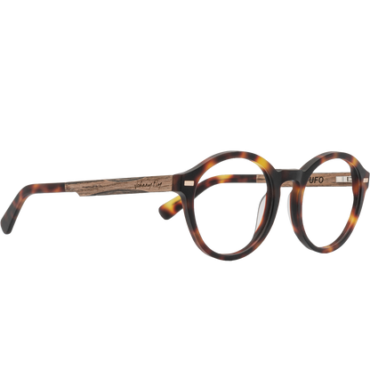 UFO Frame - Classic Tortoise - Eyeglasses Frame - Johnny Fly Eyewear 