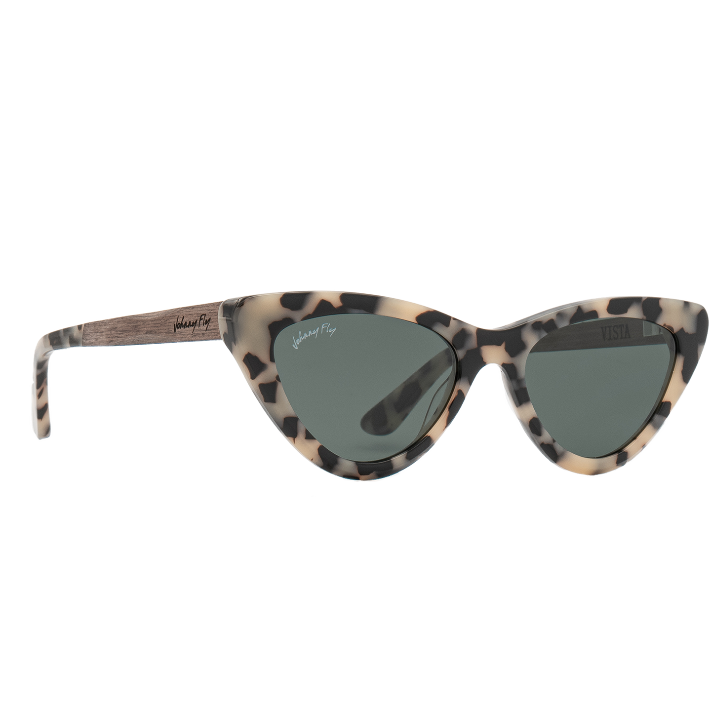 VISTA - White Tortoise - Sunglasses - Johnny Fly Eyewear | #color_white-tortoise